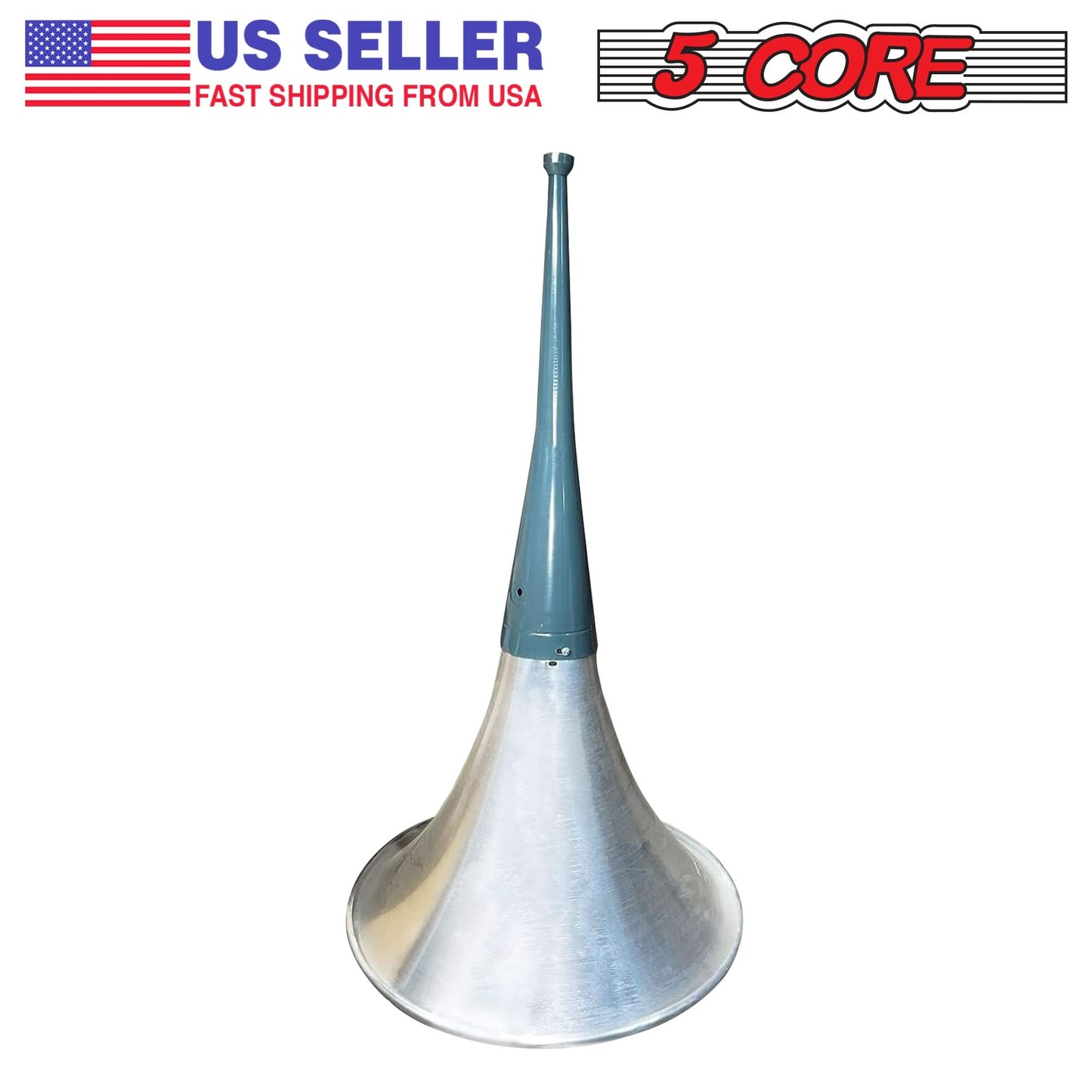 5 Core PA Speaker Trumpet Reflex Horn Throat 22" Aluminum Body Support Most Compression Driver